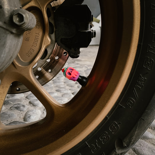 Cupcake Skull Tire Valve Caps – Christmas Gift
