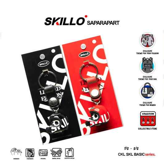 Mini Helmet Keychain SKILLO CKL Basic Series with GoPro