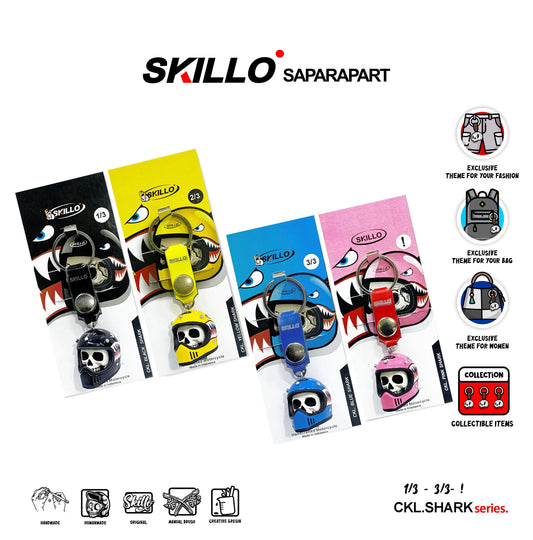 Keychain Miniature Helmet SKILLO - CKL Shark Series